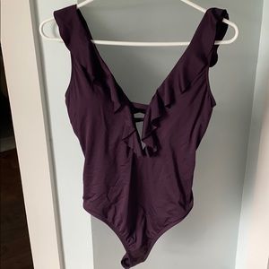 Shade and Shore Plunge One Piece Swimsuit